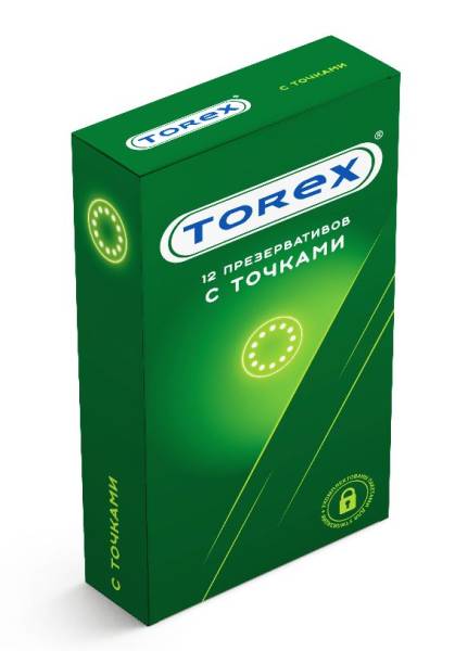 Презервативы Torex с точками 12шт фотография