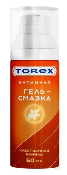 Гель-смазка Torex Чувственная ваниль с дозатором 50мл фотография